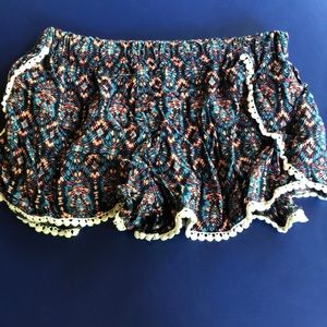 Thin pattern shorts